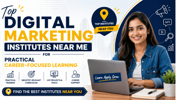 Top Digital Marketing Institutes Near Me for Practical Career-Focused Learning